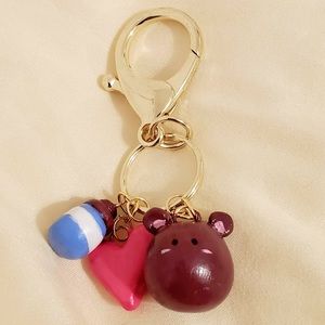 Bear Gold Keychain Kawaii